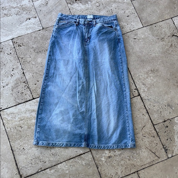 Calvin Klein Jeans Blue Maxi Skirt - Picture 1 of 12
